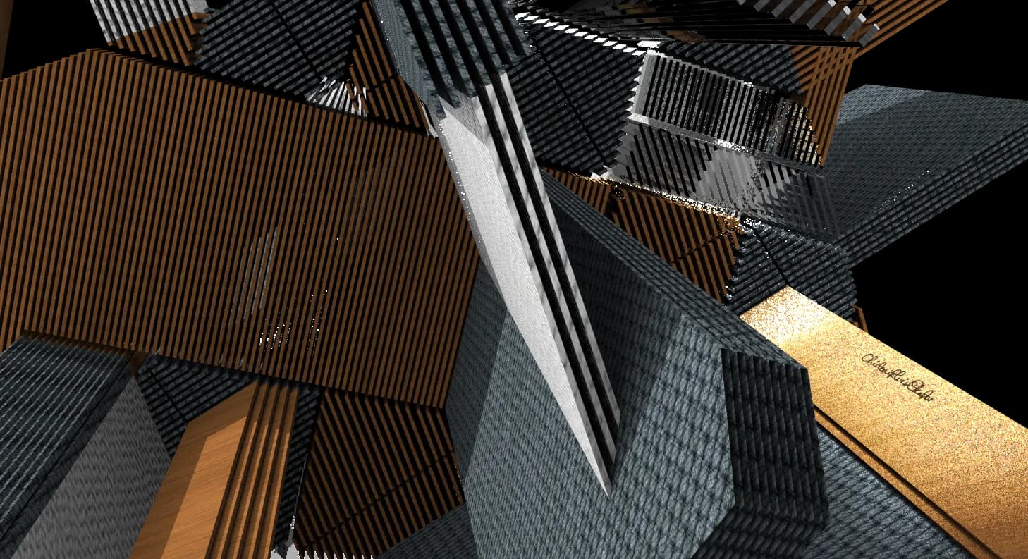 Extruded Materials 2, the full artwork