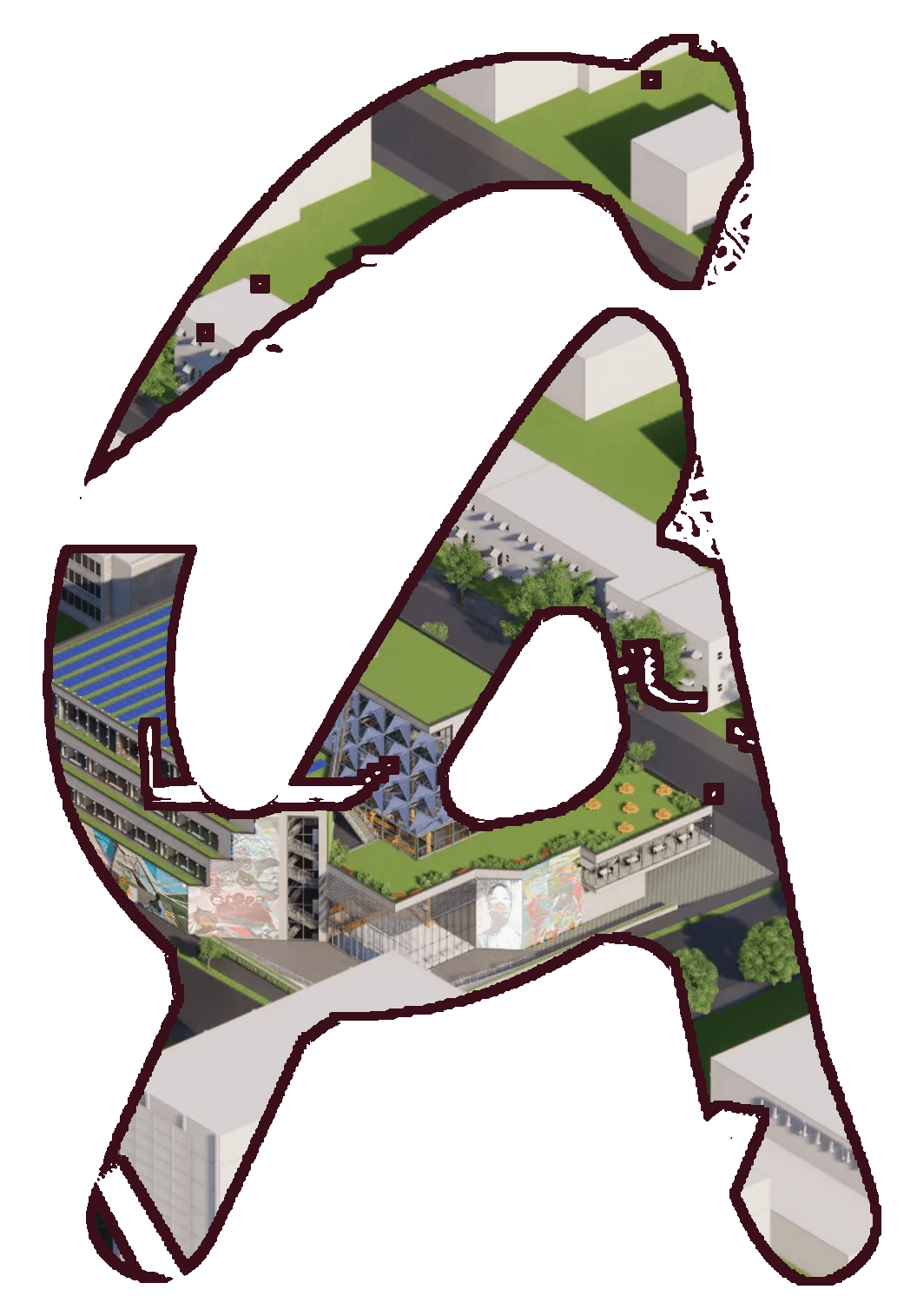 The Custom Archetype mark, filled with Art and Science High School