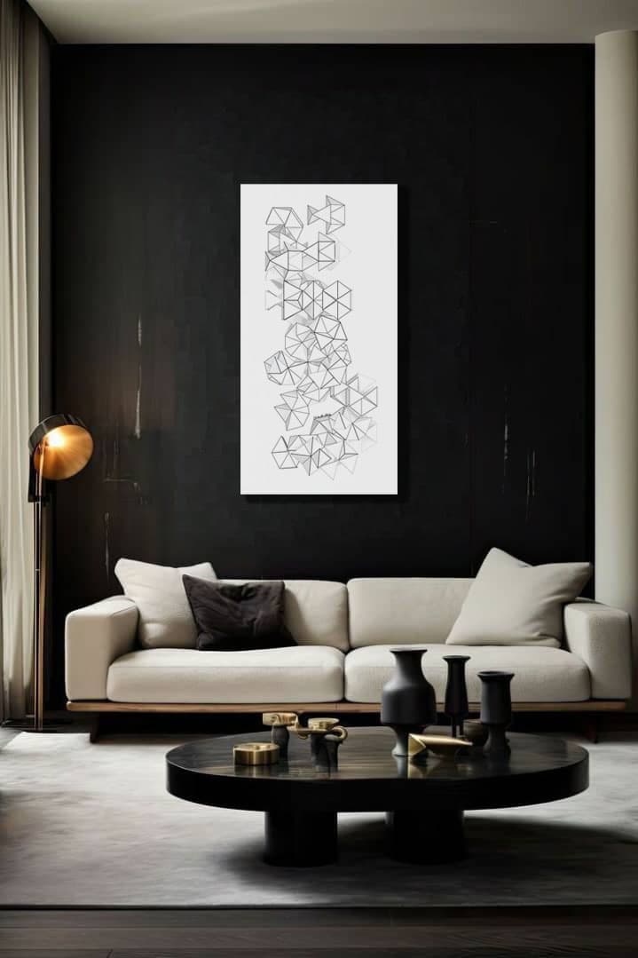 Separating Forms, shown in a room as a digital preview