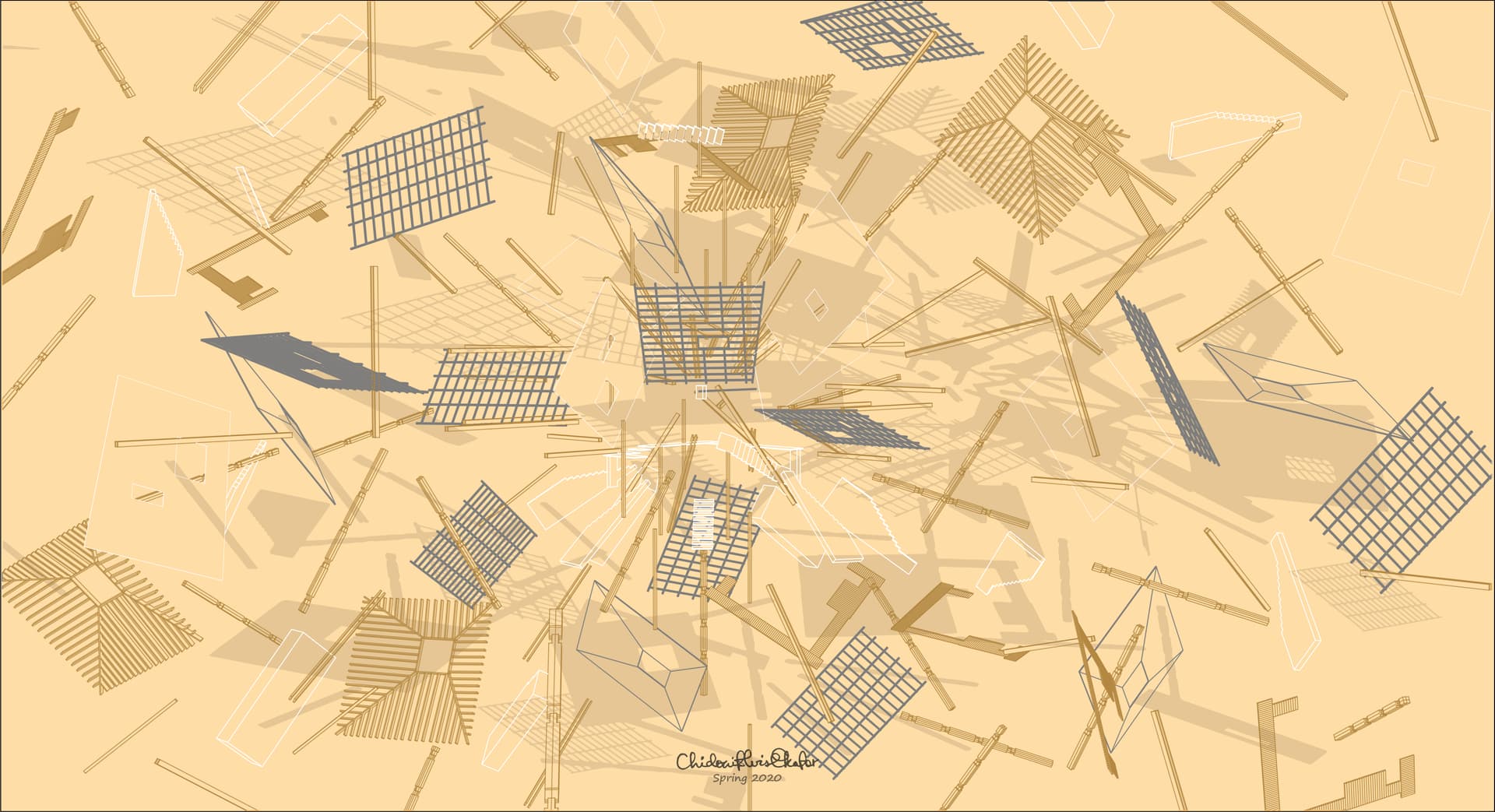 Exploded Materials 2, the full artwork